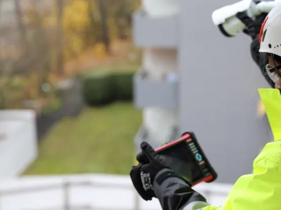 Arclap site walk – planning camera positions on site