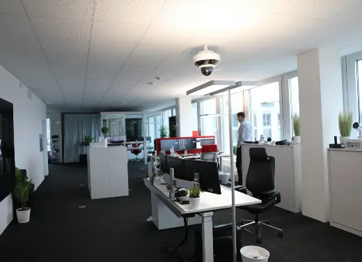 Open office at the Zug headquarters – Arclap construction camera