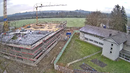 New build beside the school – Arclap construction camera