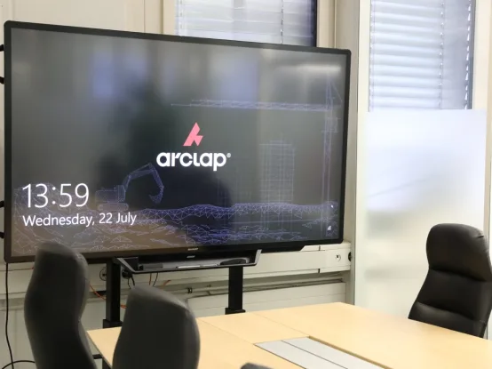 Dashboard training on the Arclap screen – onboarding